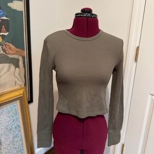 nuuds Olive Long Sleeve Tee